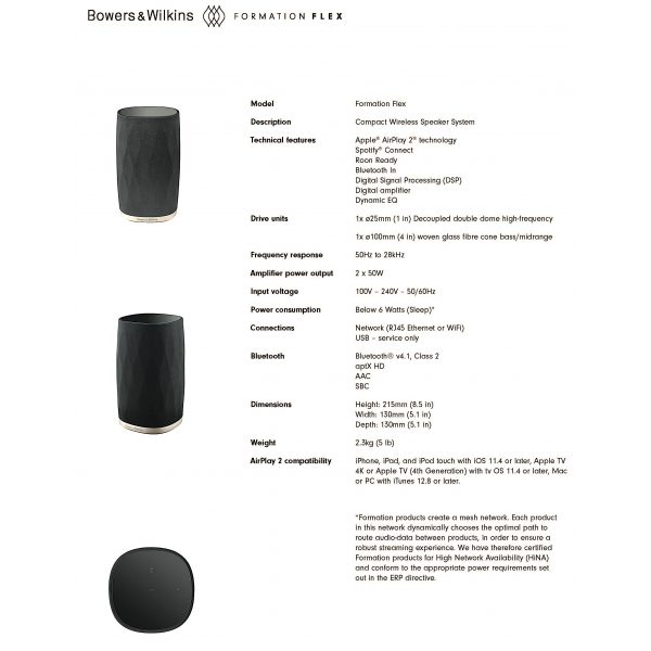 Bowers and Wilkins (B&W) Formation Flex | Saturday Audio Exchange